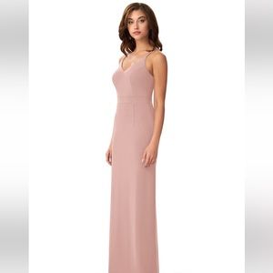 Azazie Irina Bridesmaid Dress Size A14 Colour Dusty Rose